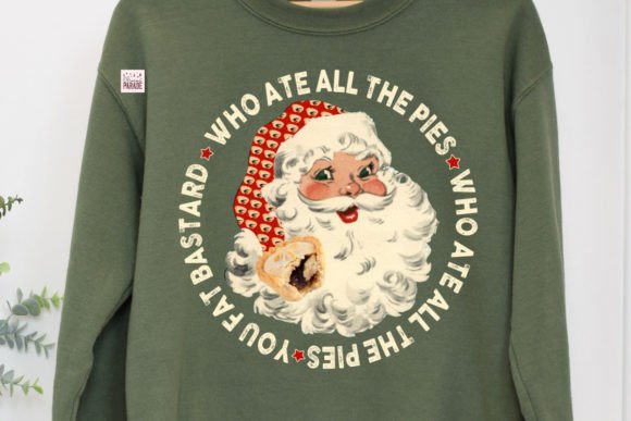 Adding a Touch of Festive Fun with Vintage Santa Png, Mince Pies