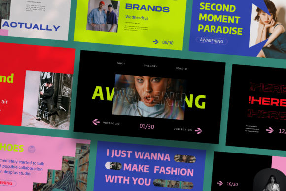 Awakening - Keynote Template: A Visual Narrative for Modern Brands