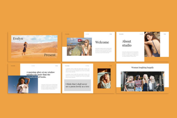 Evelyn: The Minimal Presentation Template for Modern Media