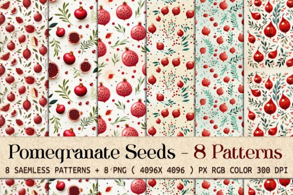 Fresh Design Assets: Exploring Pomegranate Seeds Visuals