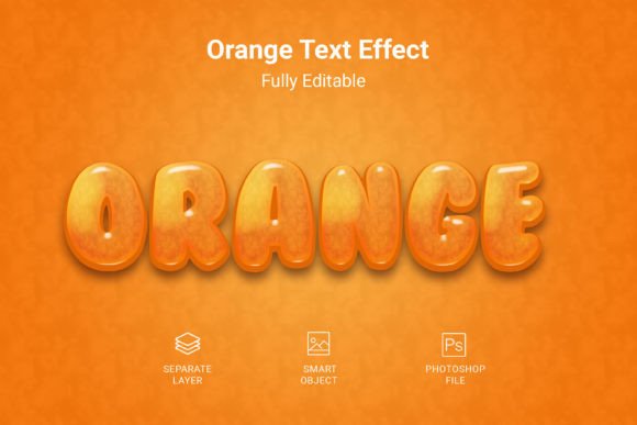 Instant Orange Text Effects for Bold Visuals