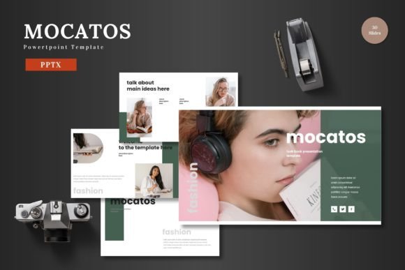 Mocatos - Powerpoint Template: A Clean, Multipurpose Design Asset