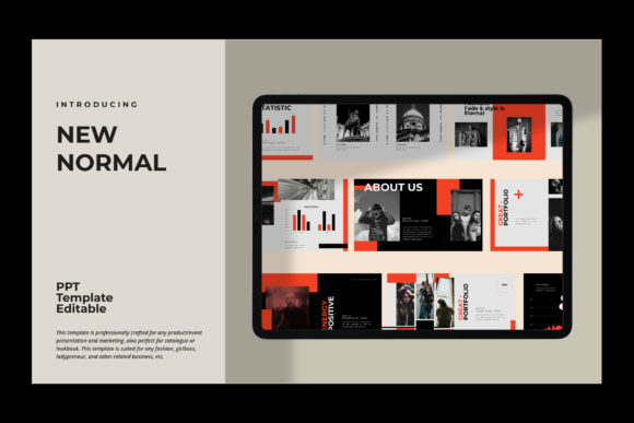 Modernizing Your Pitch: The New Normal Powerpoint Template