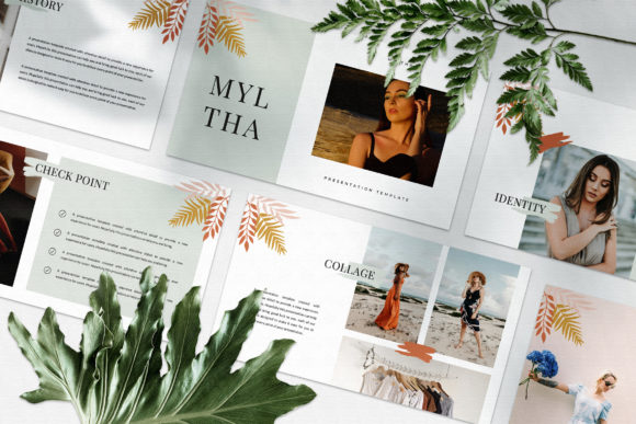 MYLTHA: A Minimalist Presentation Template for Modern Brands
