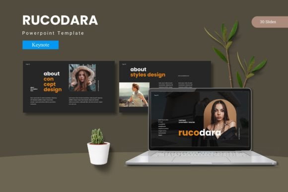 Rucodara: A Keynote Template for Cohesive Visual Storytelling