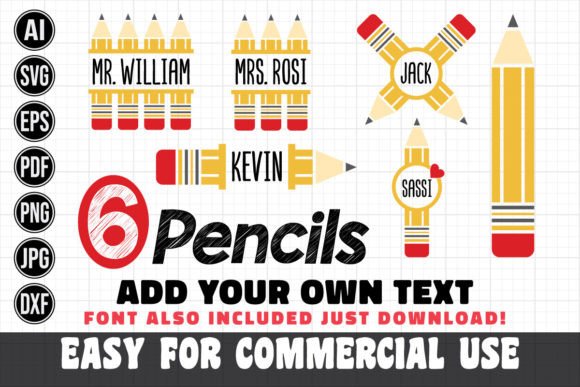 The Pencil Split Monogram SVG Bundle: A Designer's Toolkit