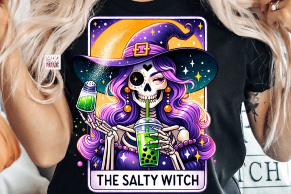 Unleash Your Inner Mystic: The Salty Witch Tarot PNG Halloween